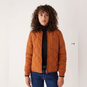 Frank & Oak skyline bomber jacket (spice, M)